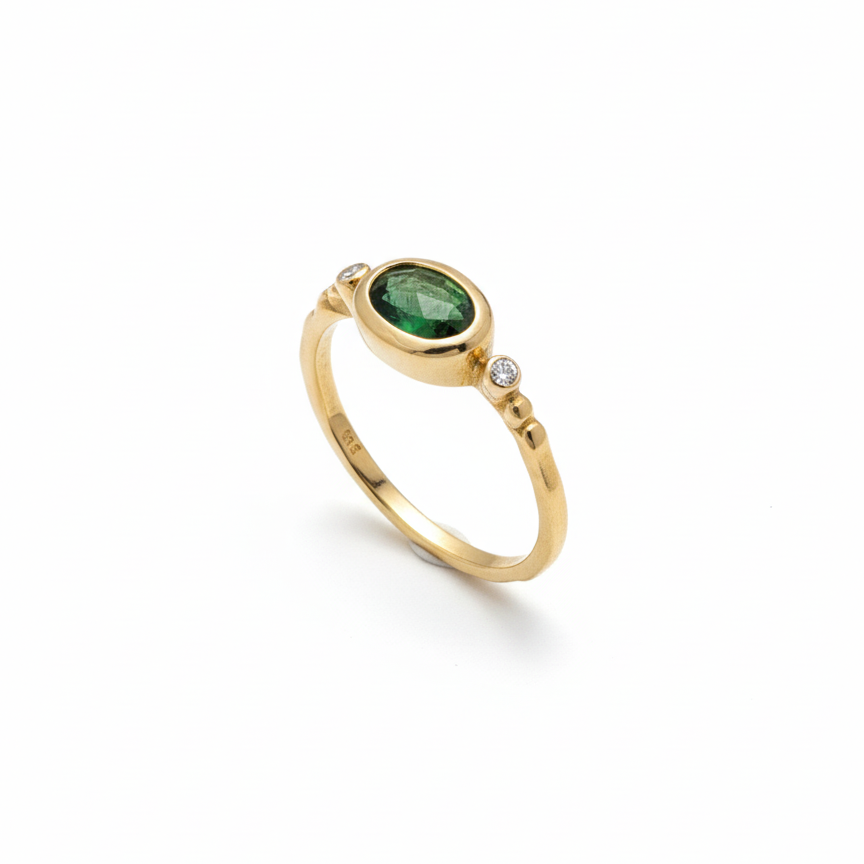 14kt Turmalinring - 15014TD02