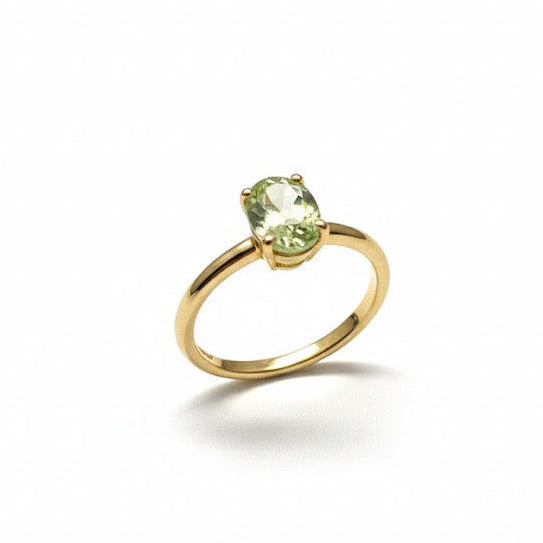 14 kt turmalin ring - 15022T108