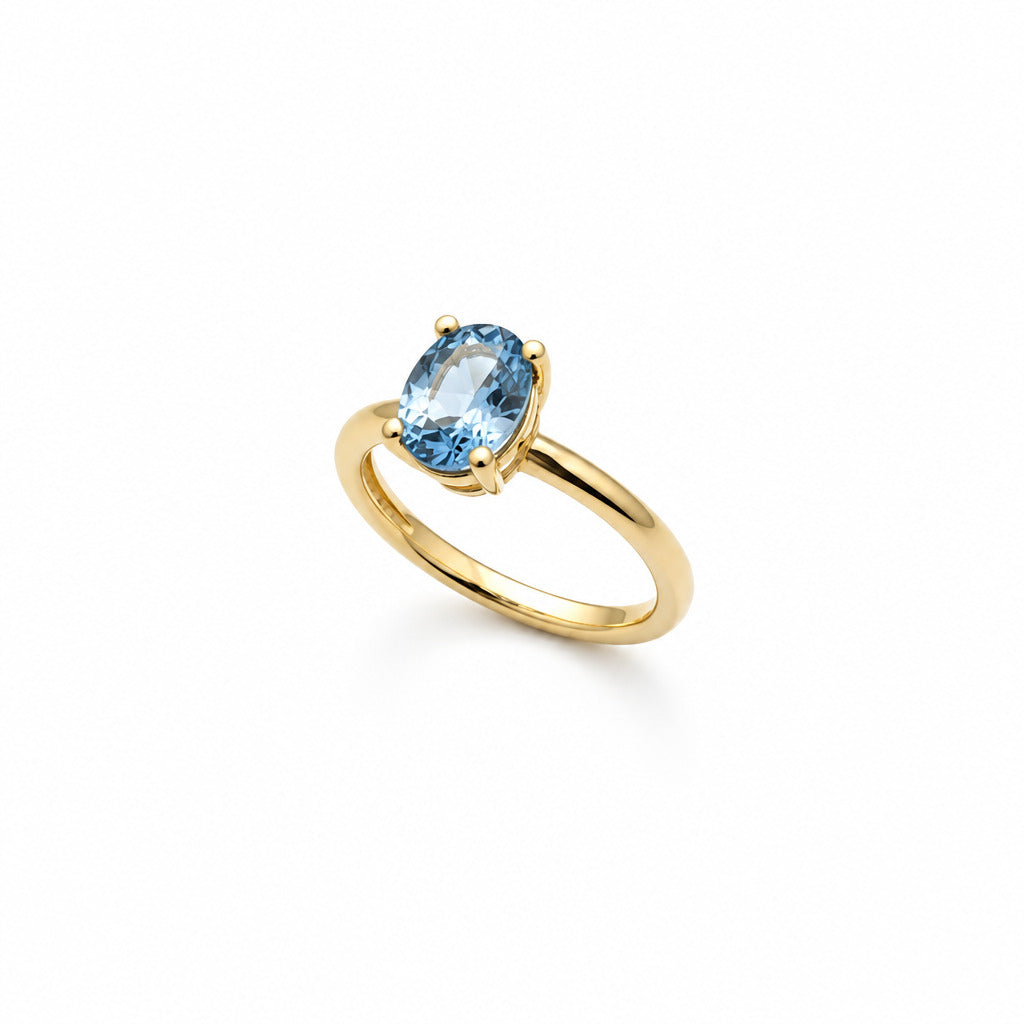 14kt safir ring - 15022T148