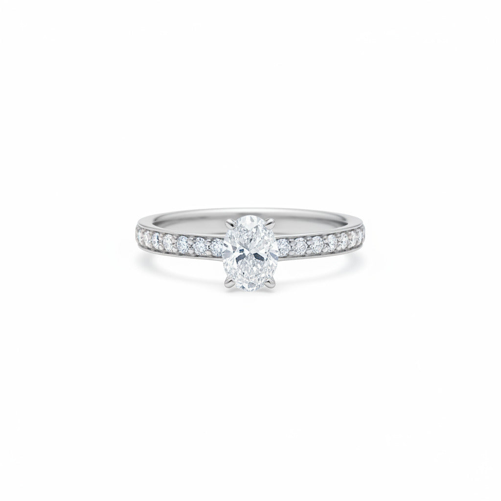 Embrace ring oval brillant - 16019D74