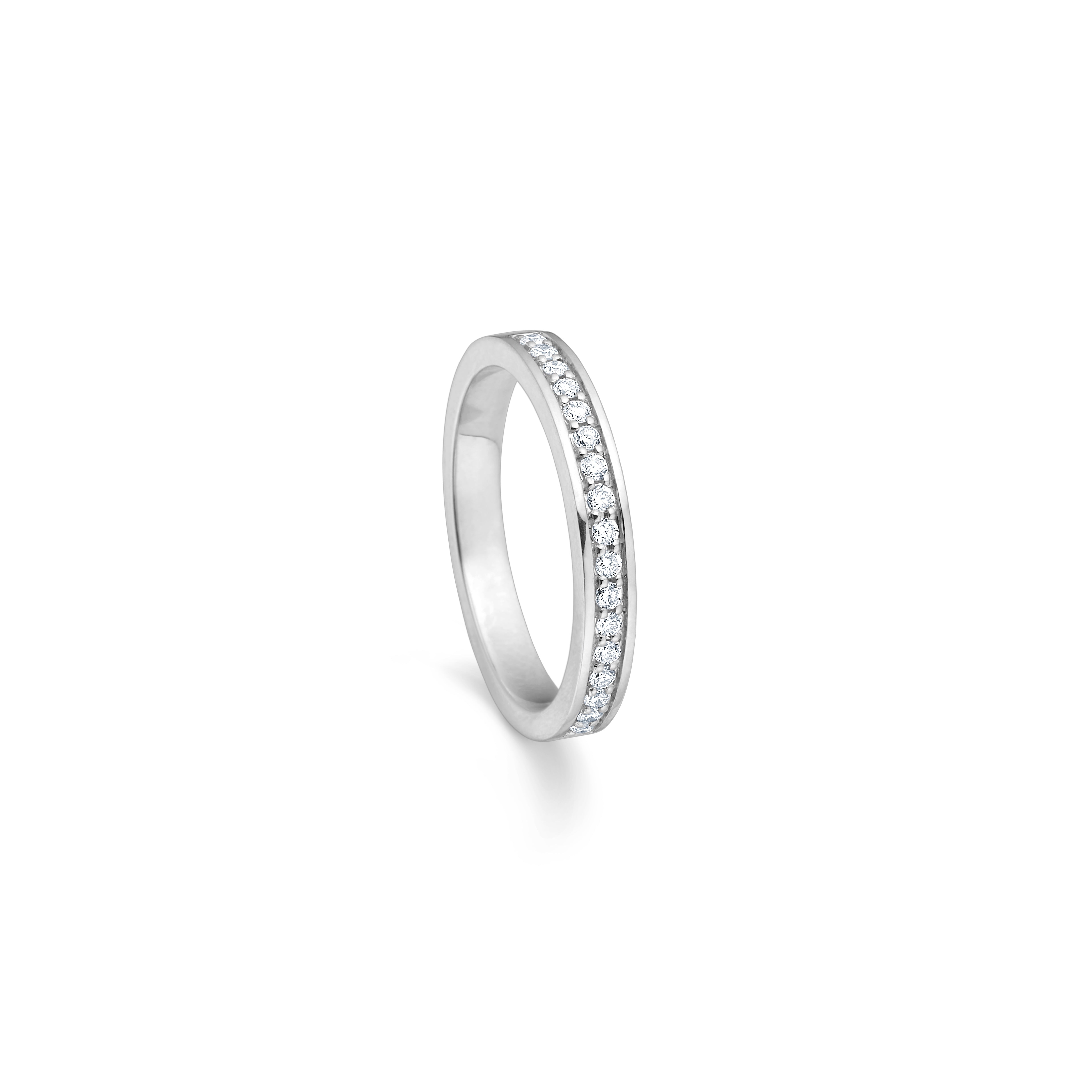 Pure ring i 14kt Hvidguld - 16027D17