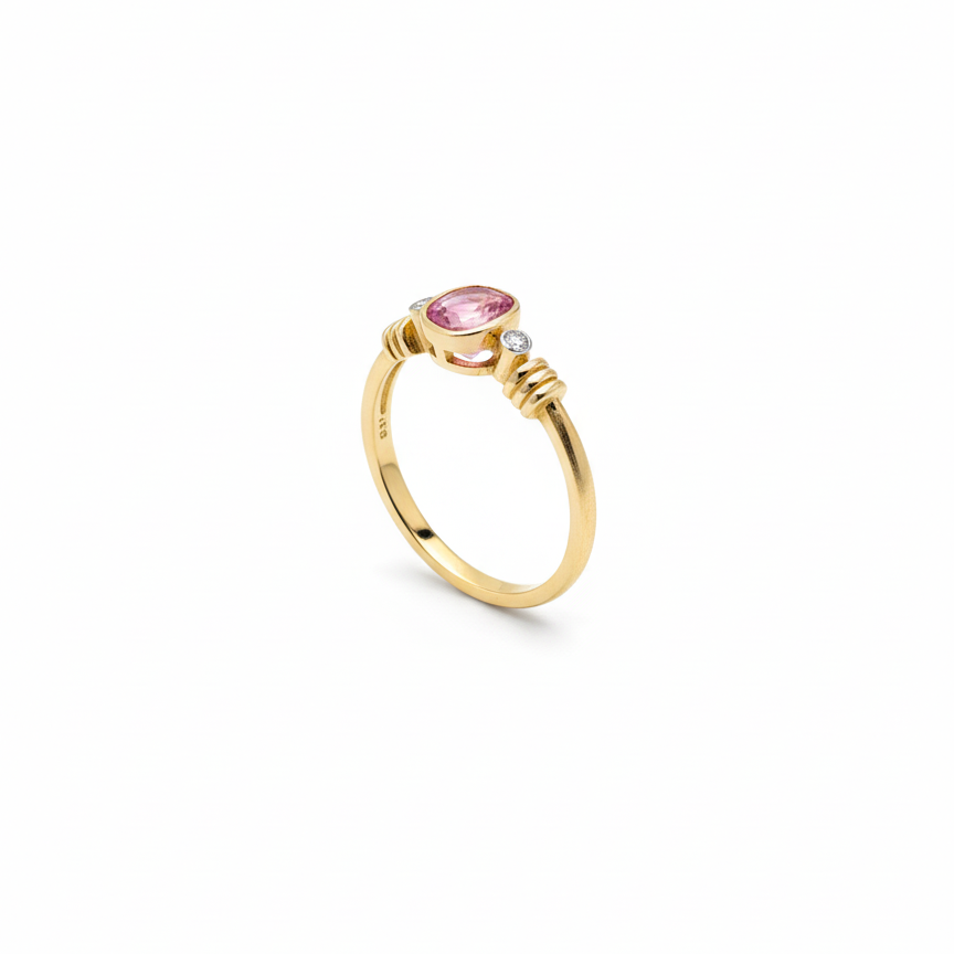 18kt  Safirring - 17109SD02