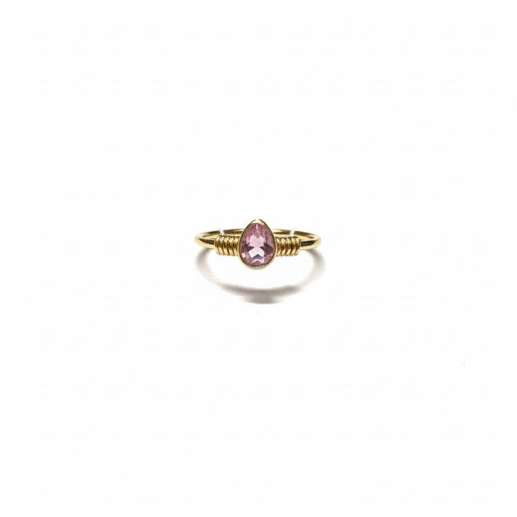 18 kt safir ring - 17109S