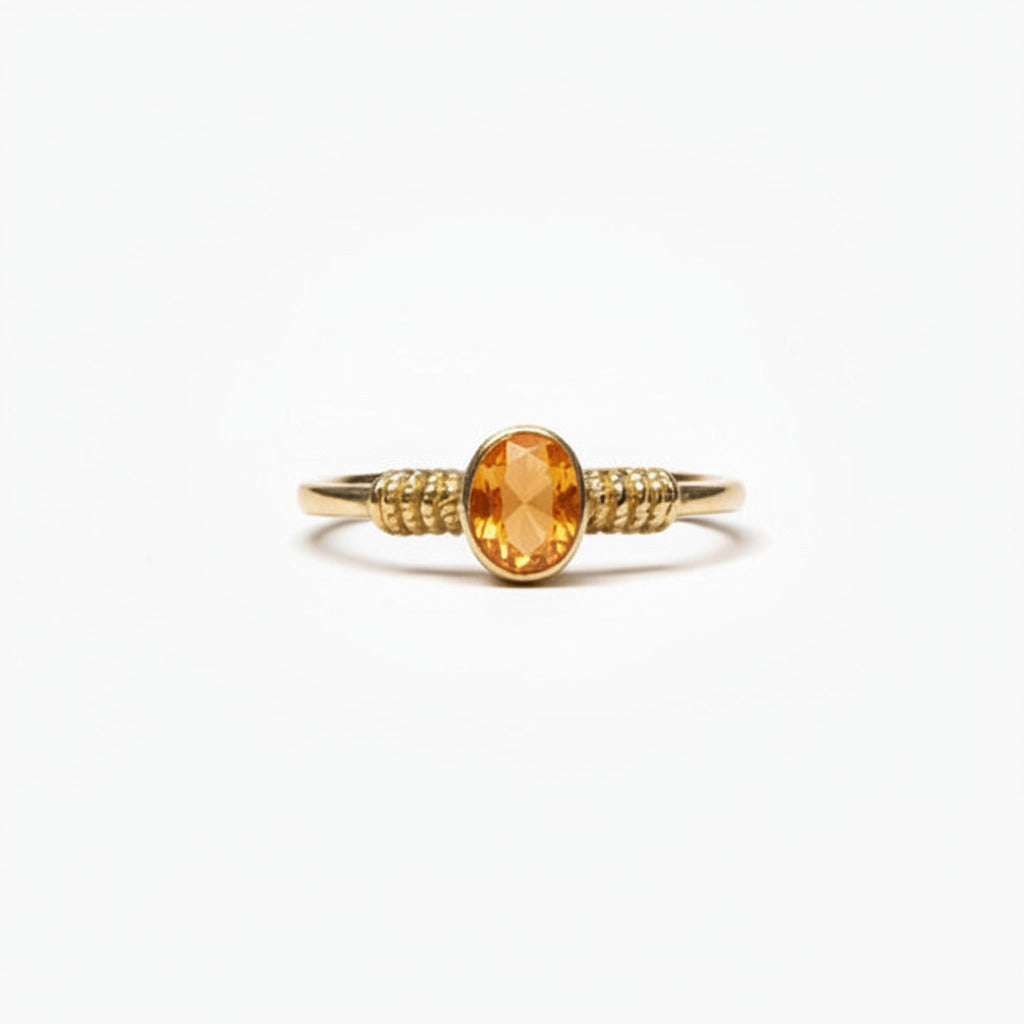 18 kt safirring - 17109S