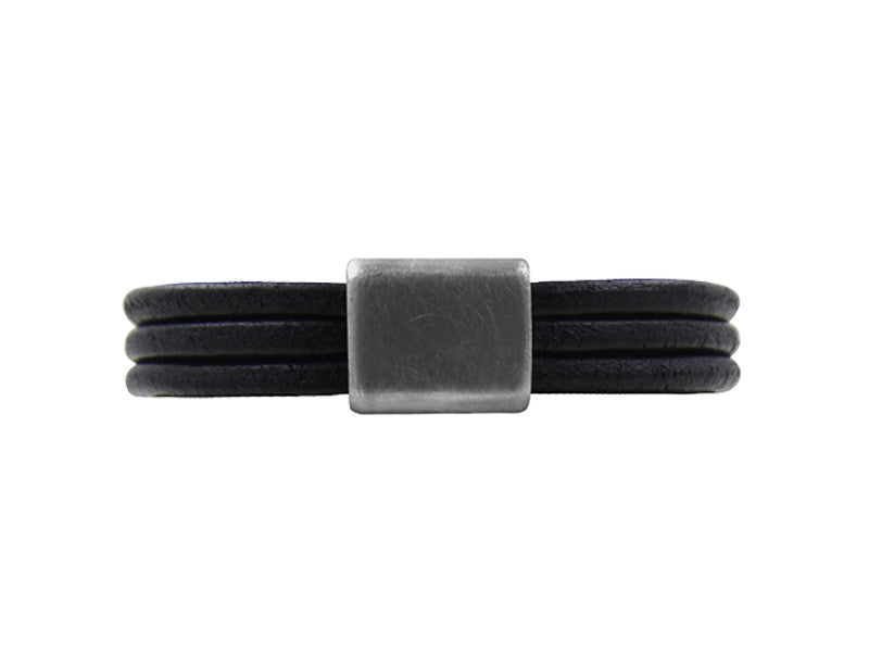 Zeezen titanium herrearmbånd sort - 2.11028034.9513i