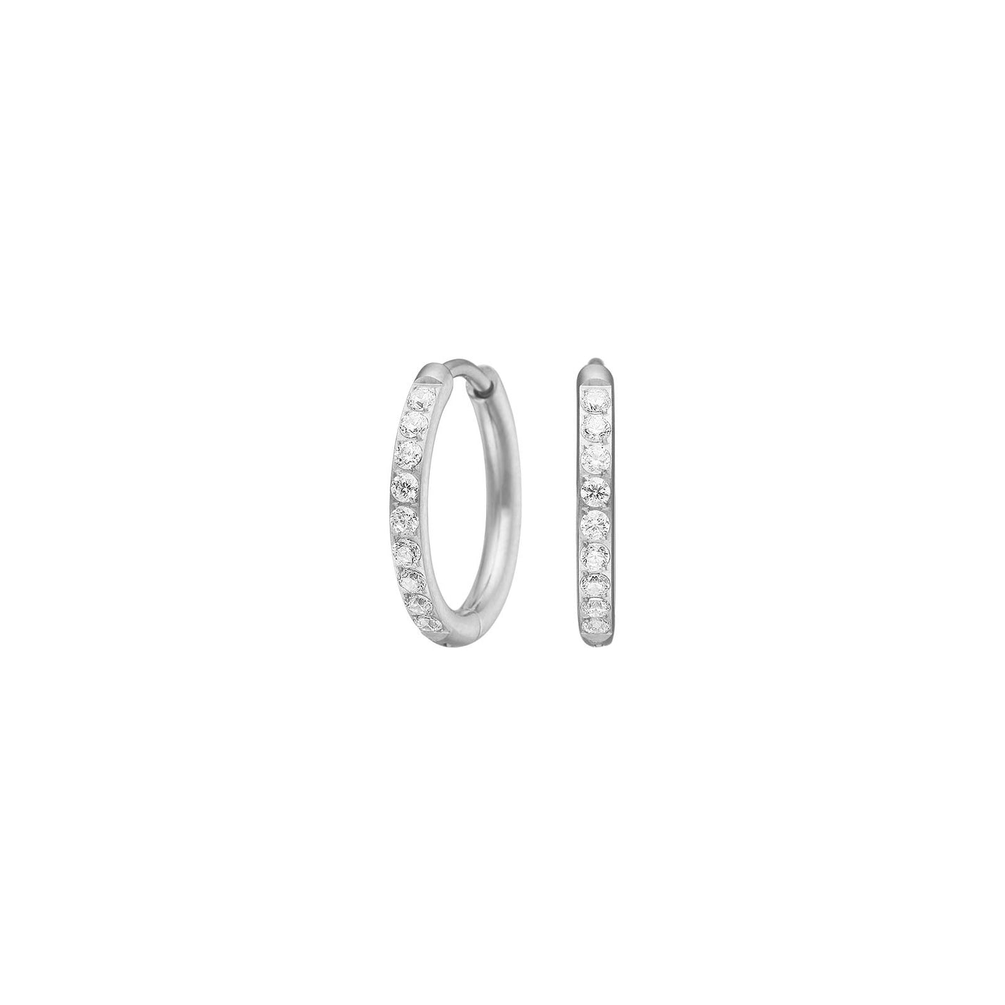 Titanium creoler 8mm m cz