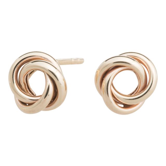 Siersbøl 8kt. ørestikker knude - 30310500300