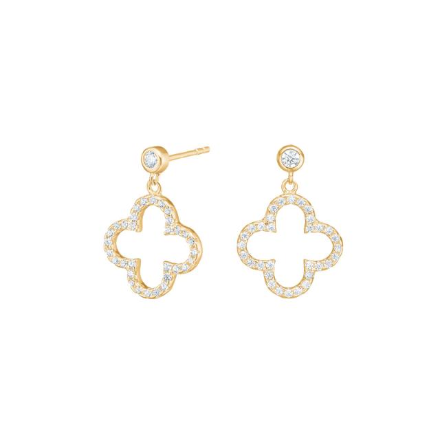 Joanli Nor ørestikker i forgyldt sølv