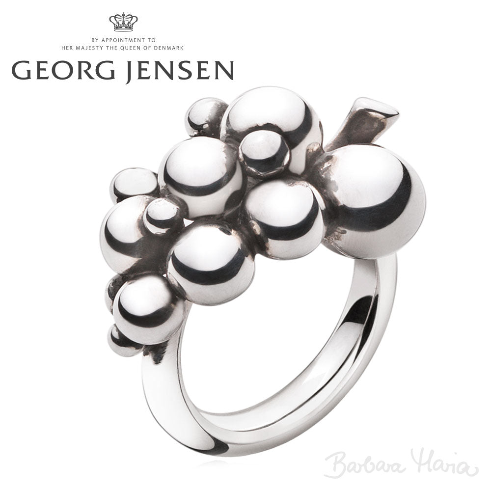 Georg Jensen Moonlight Grapes lille klase ring - 20000333