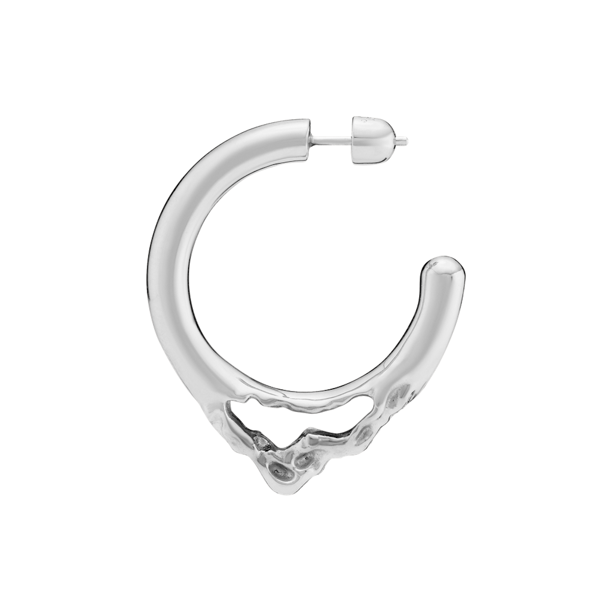 Maria Black Flea Hoop Sølv - 100962AG