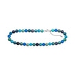 Sten halskæde med lapis, sponge quartz, blå agat og howlite - 80120780940