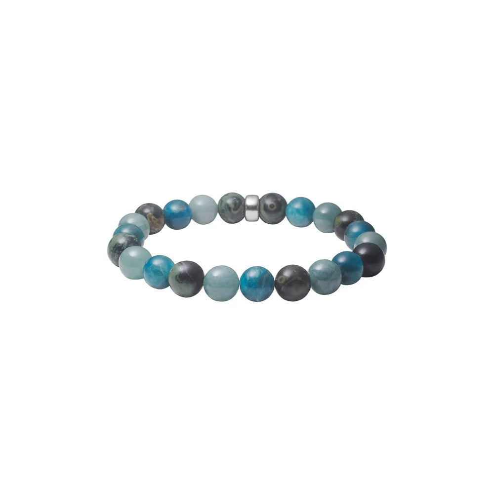 Stenarmbånd med Apatit, nephrite og jaspis - 80121230900