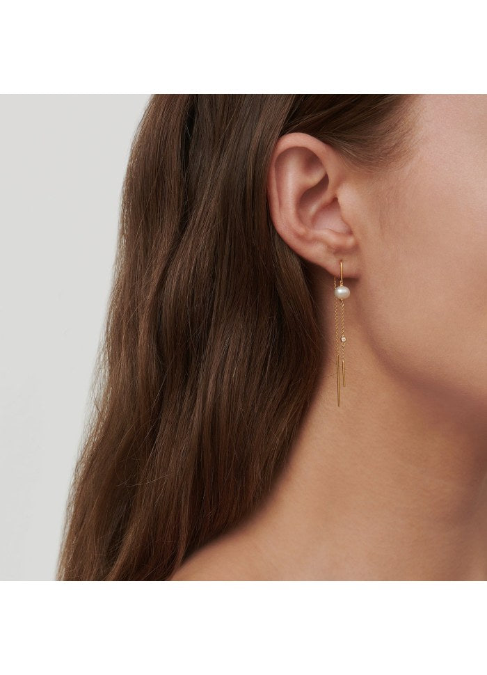 Julie sandlau øreringe Ariel - HKS636GD