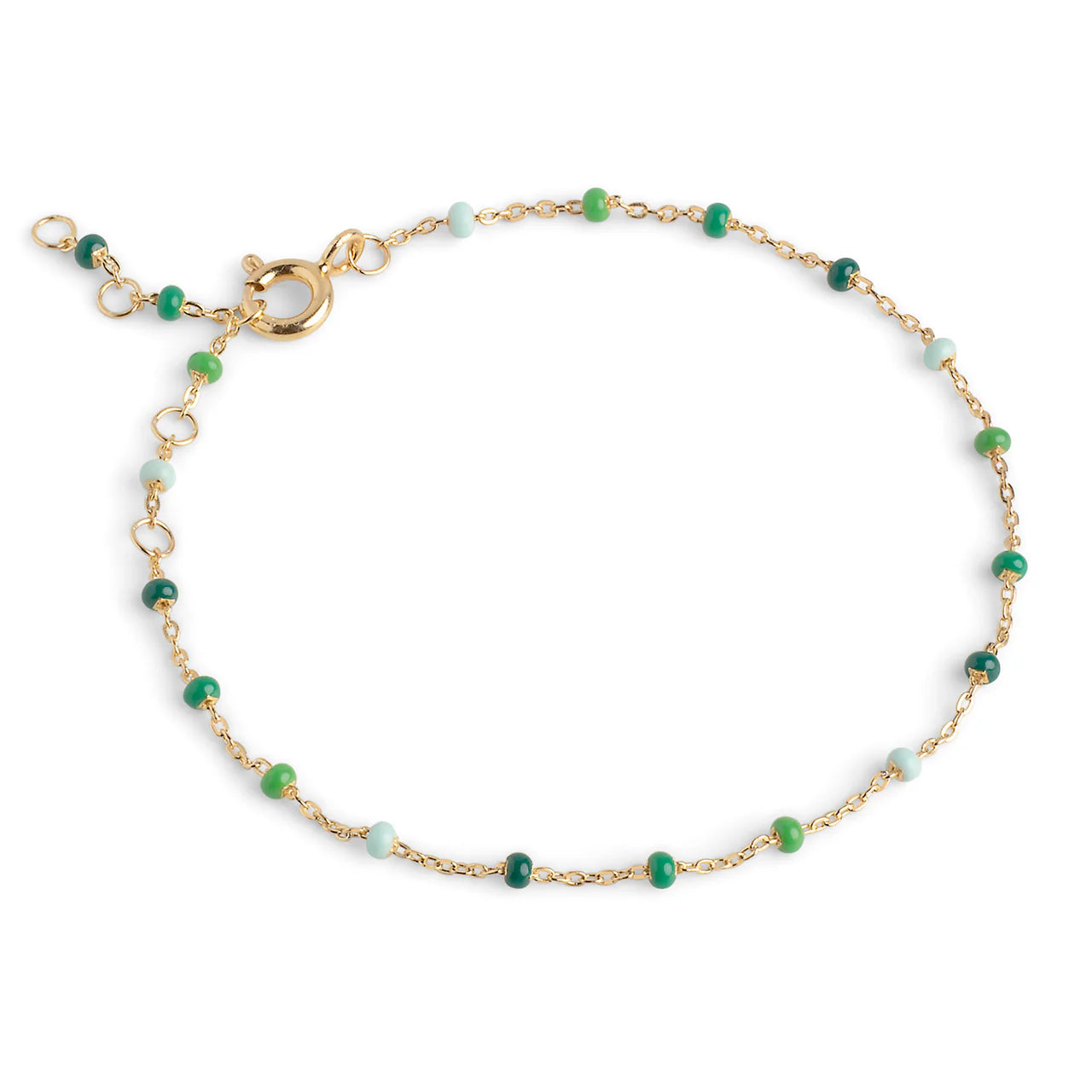 Enamel Lola armbånd forgyldt sølv - B66G