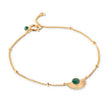 Enamel Soleil armbånd i forgyldt sterlingsølv - B78GM