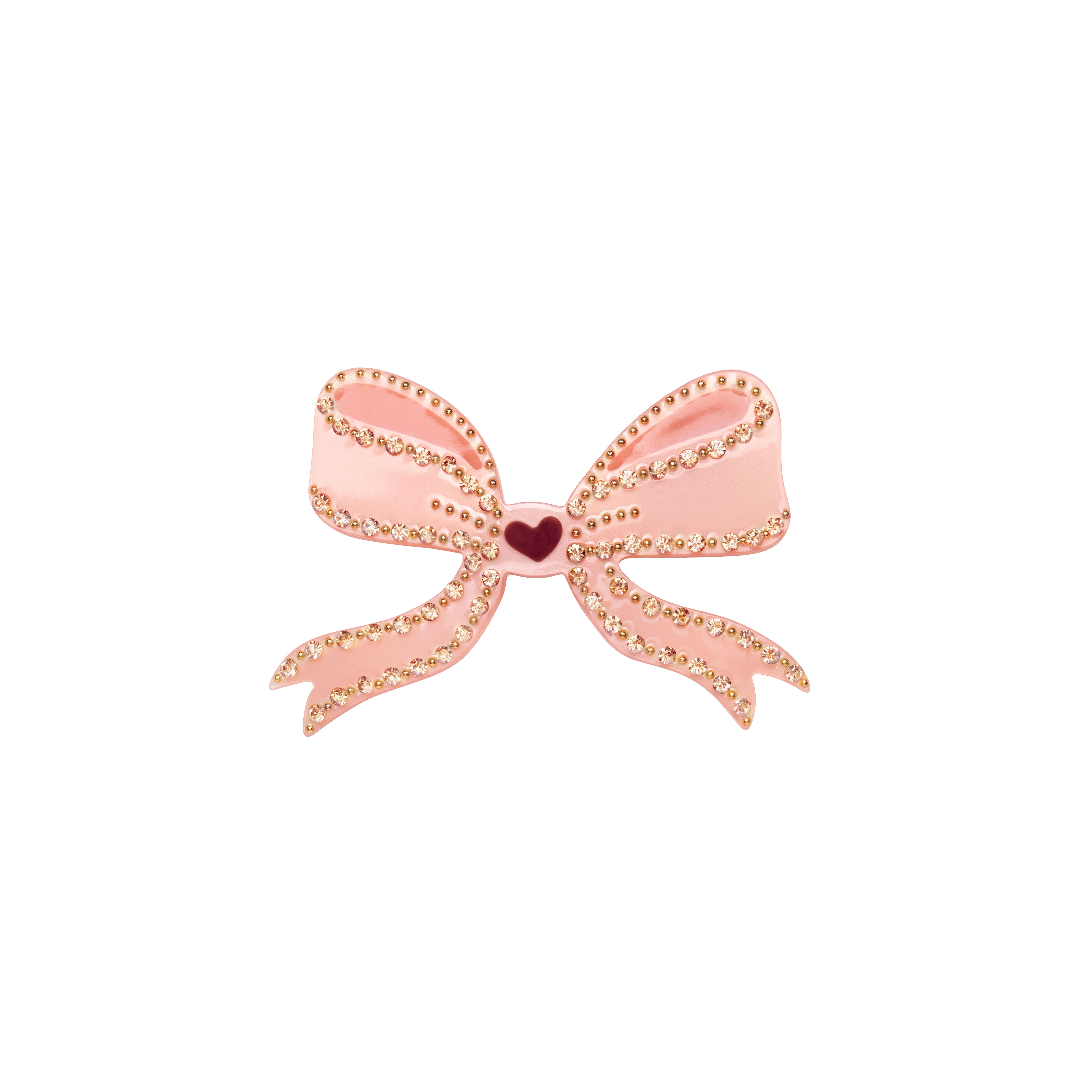 Bow Hairclip Blush