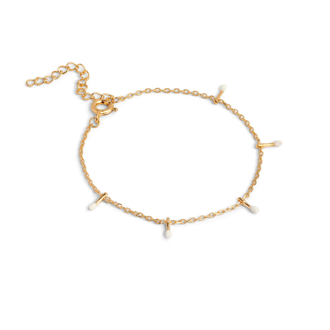 Enamel Lola drop armbånd - B152G