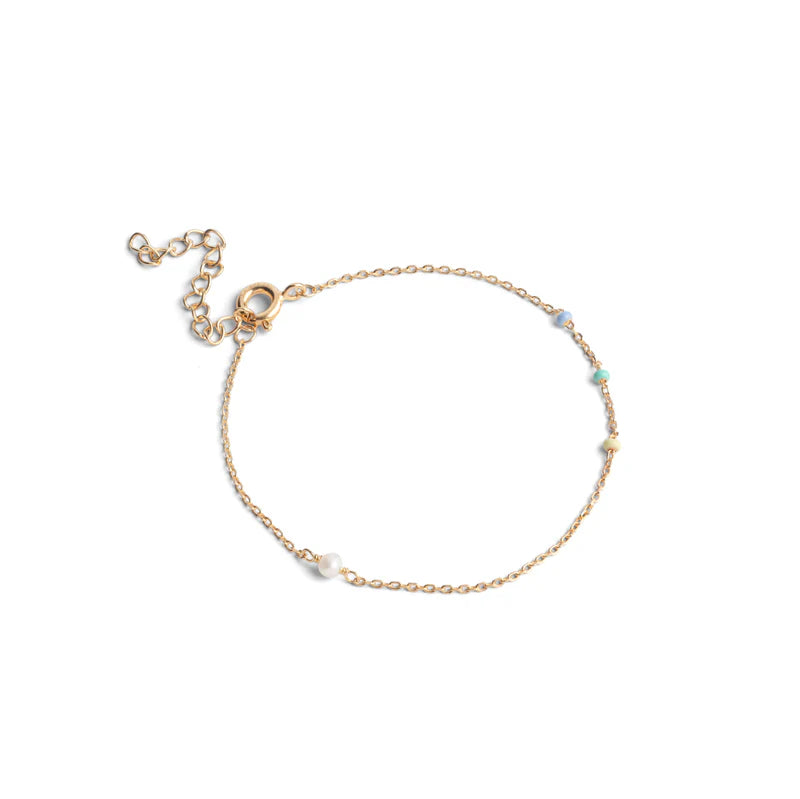 Enamel armbånd - B159G-CitrusSky