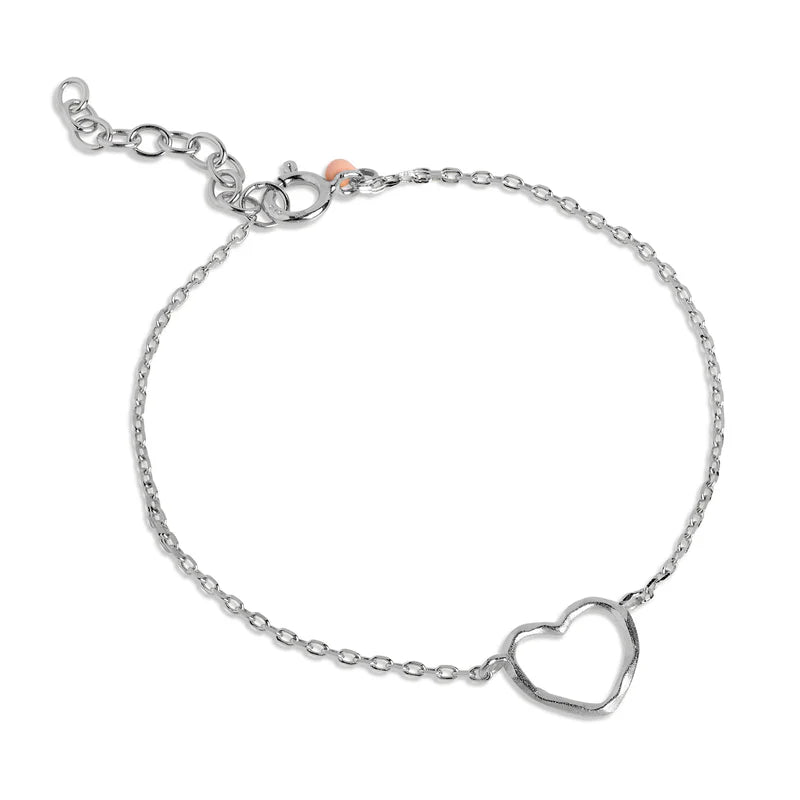 Organic heart armbånd - B112SM
