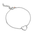 Organic heart armbånd - B112SM