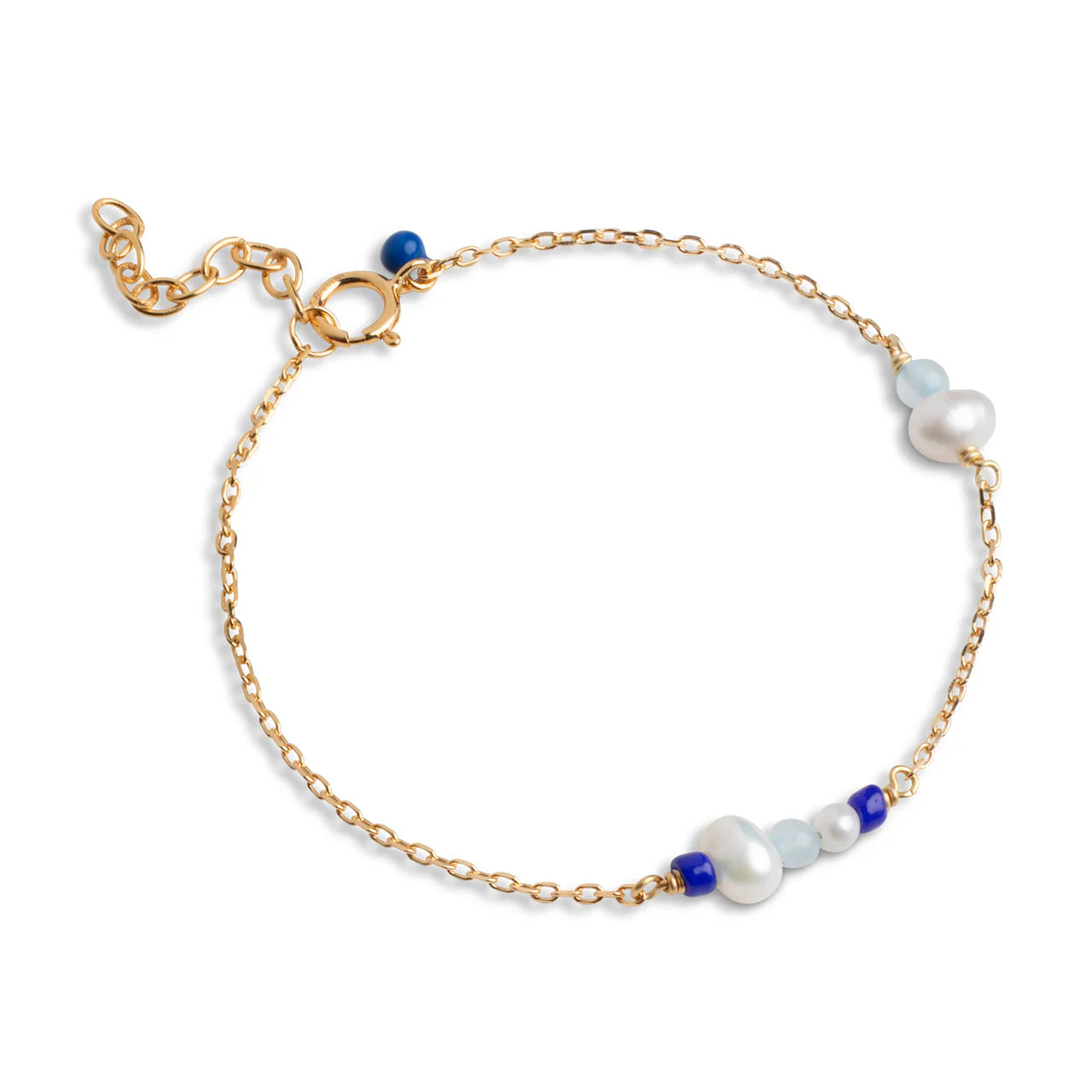 Enamel Sofia armbånd - B136G-Marine