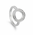 Circle of Light ring i 14 kt hvidguld m. 0,20ct brillanter - 16021D20