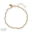 Aqua Dulce Marianna armbånd forgyldt sølv - 5742