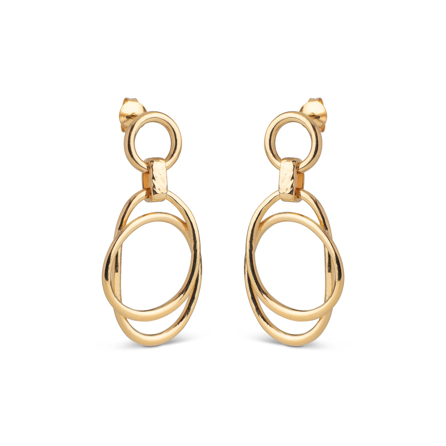 Enamel øreringe - E428G