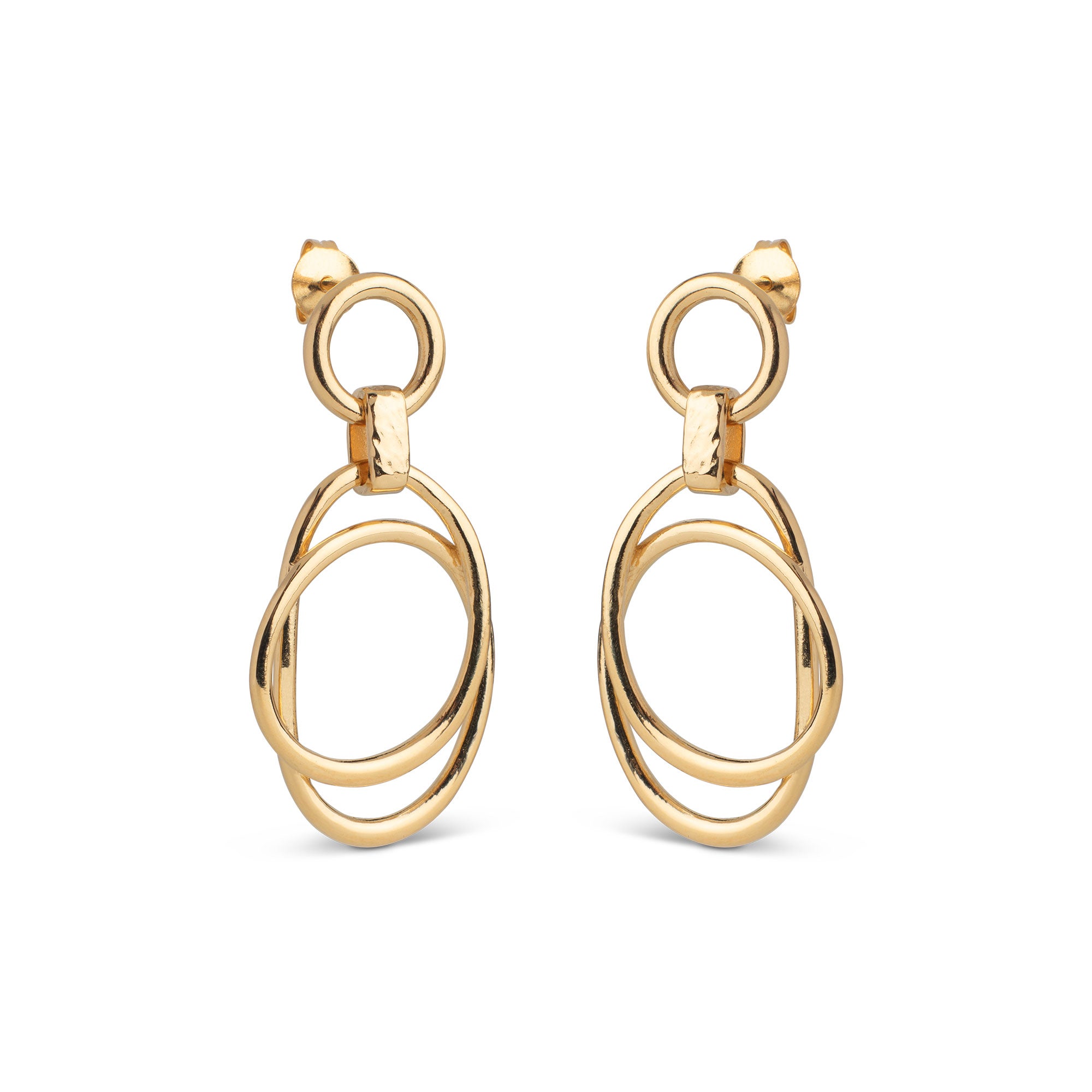 Enamel øreringe - E428G