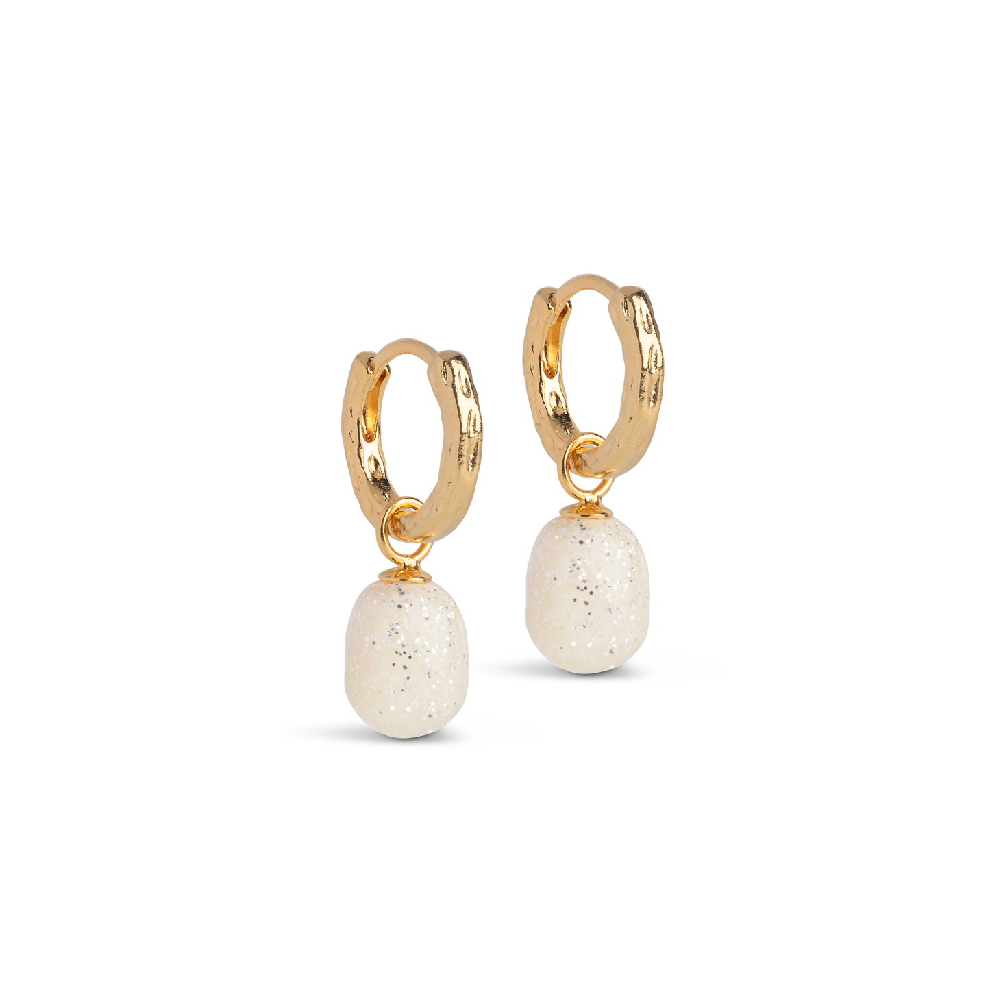 Enamel øreringe - E429G-Sparkle
