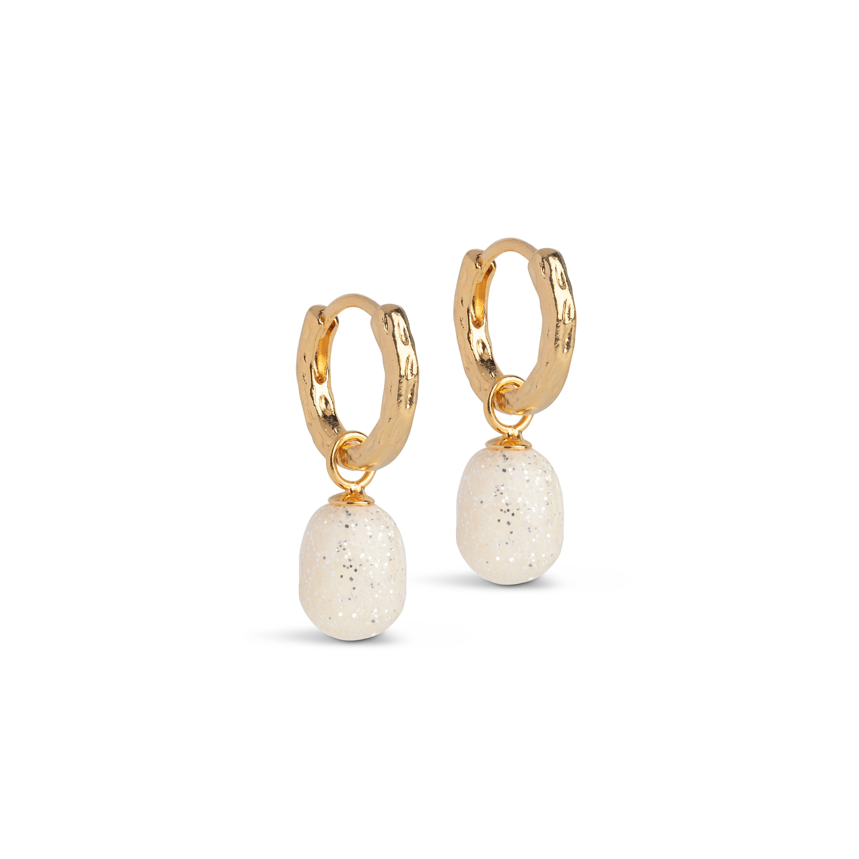 Enamel øreringe - E429G-Sparkle