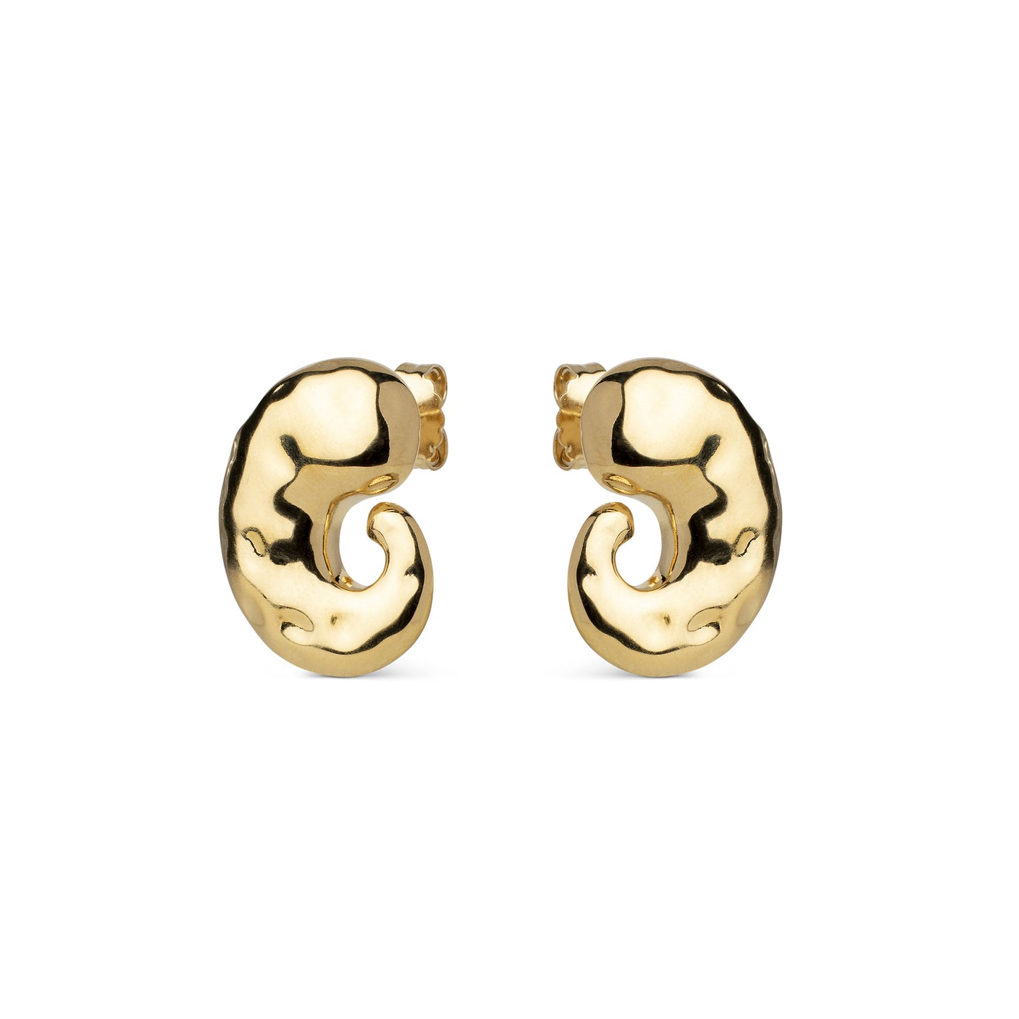 Enamel øreringe - E442G