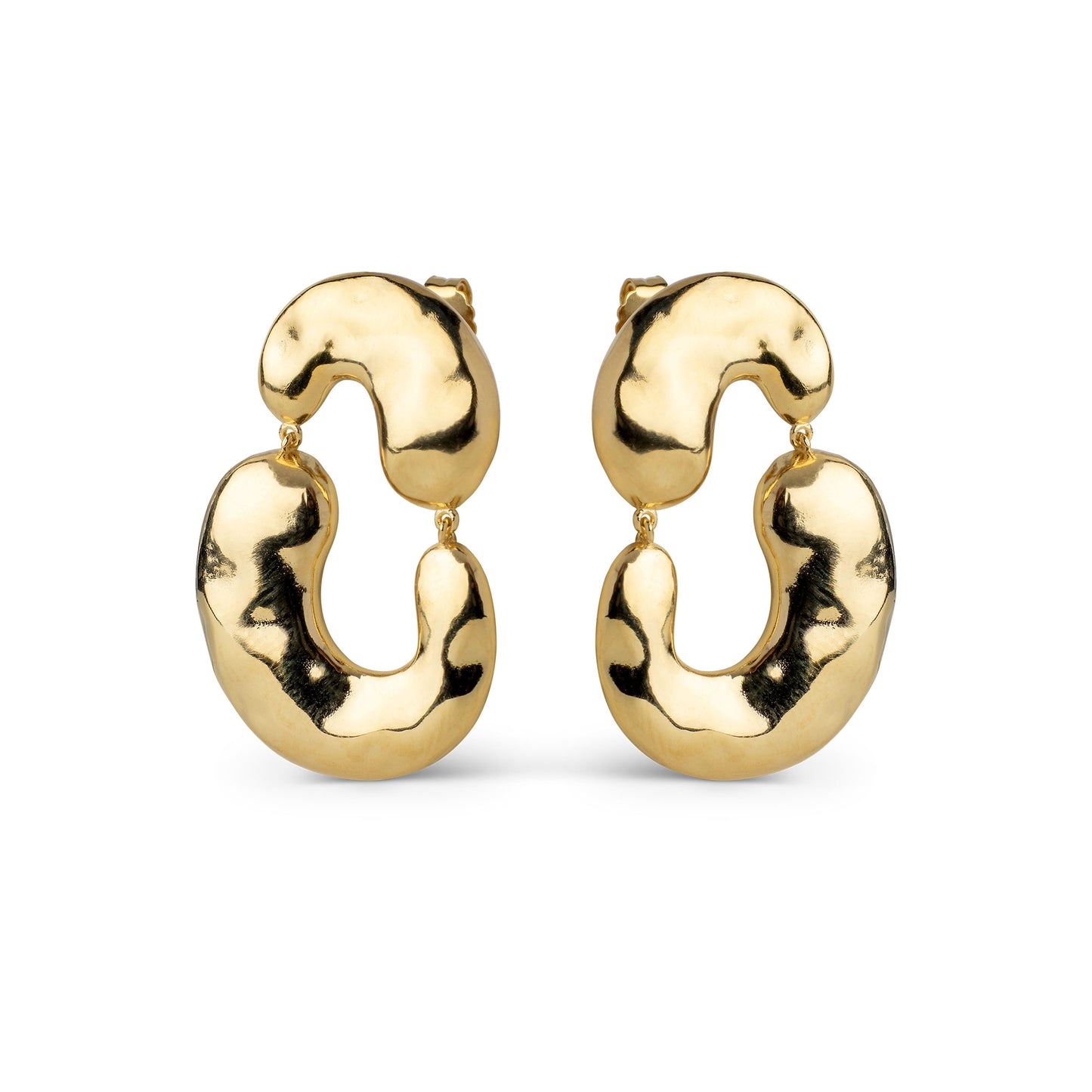 Enamel øreringe - E445G