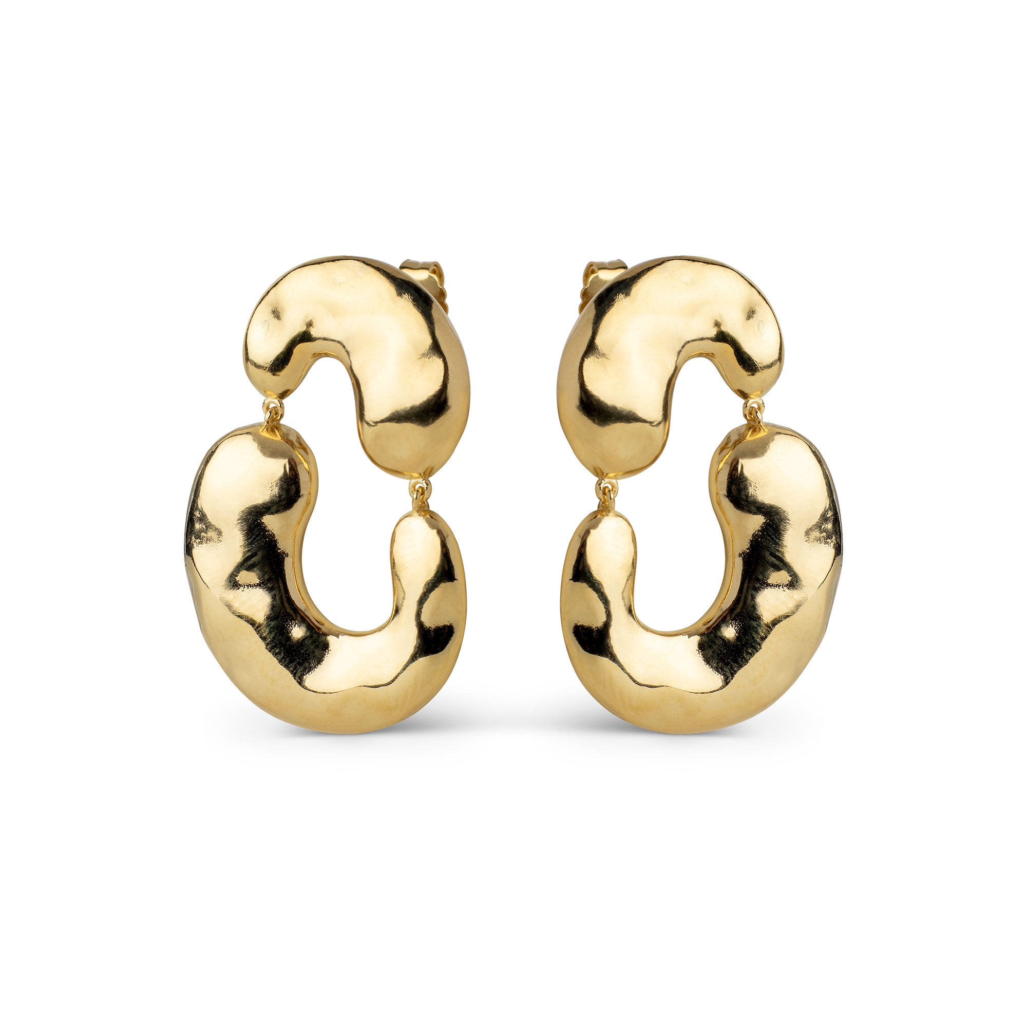 Enamel øreringe - E445G