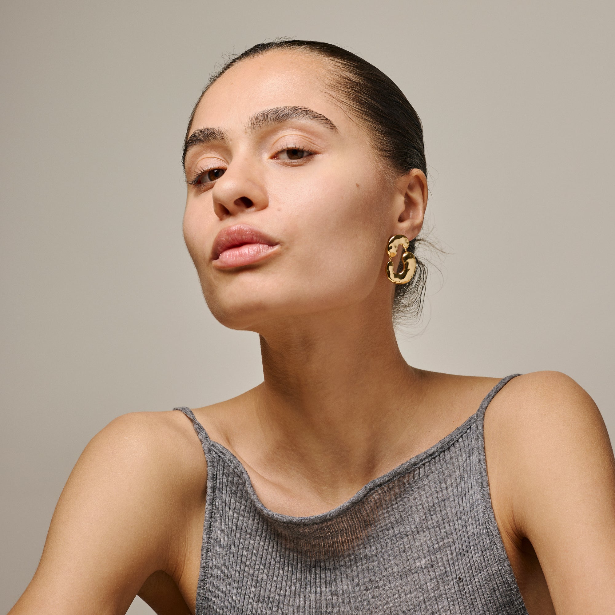 Enamel øreringe - E445G