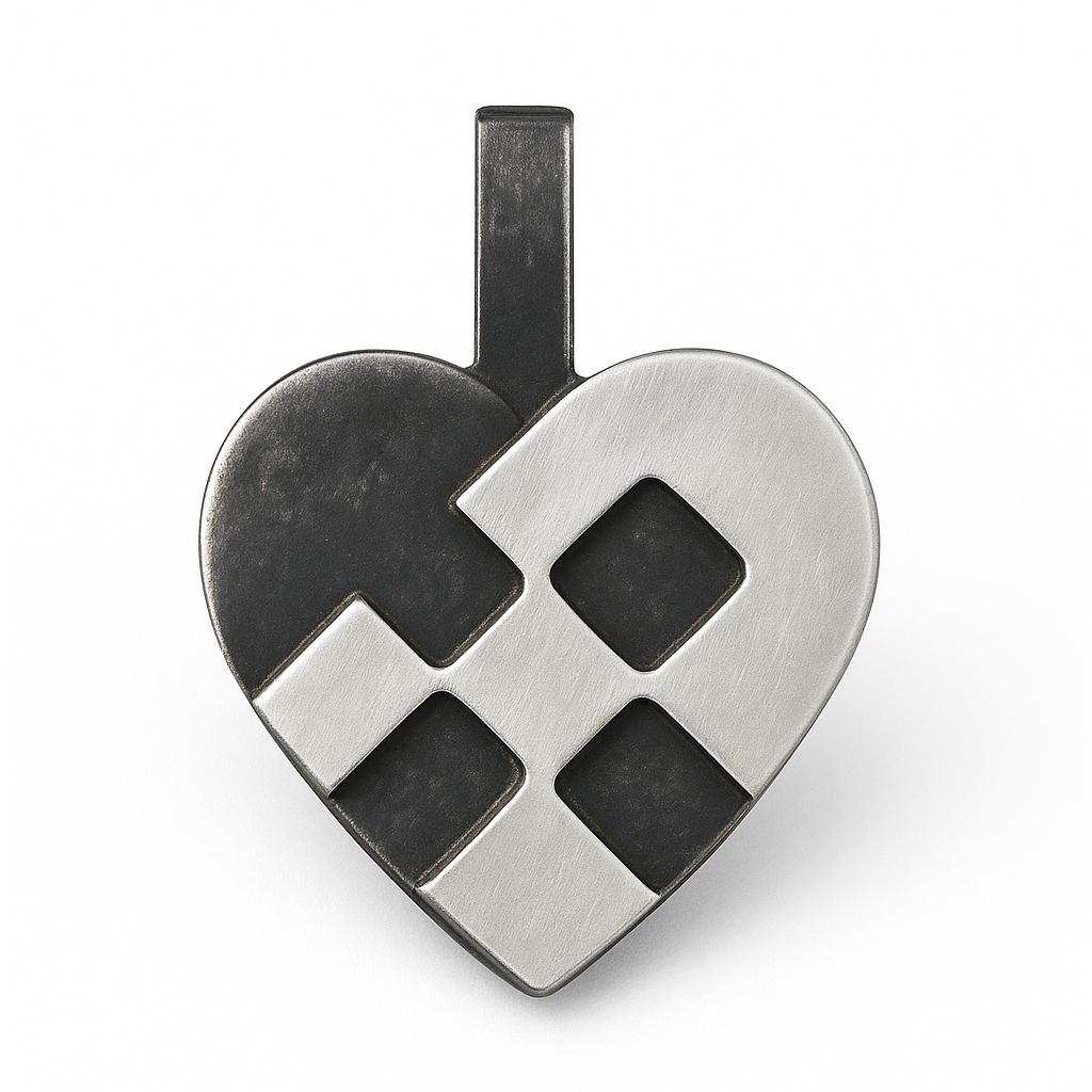 Julehjerte Broche BMBR03