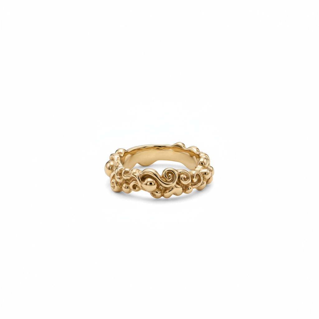 Krusedulle ring 14kt -15011