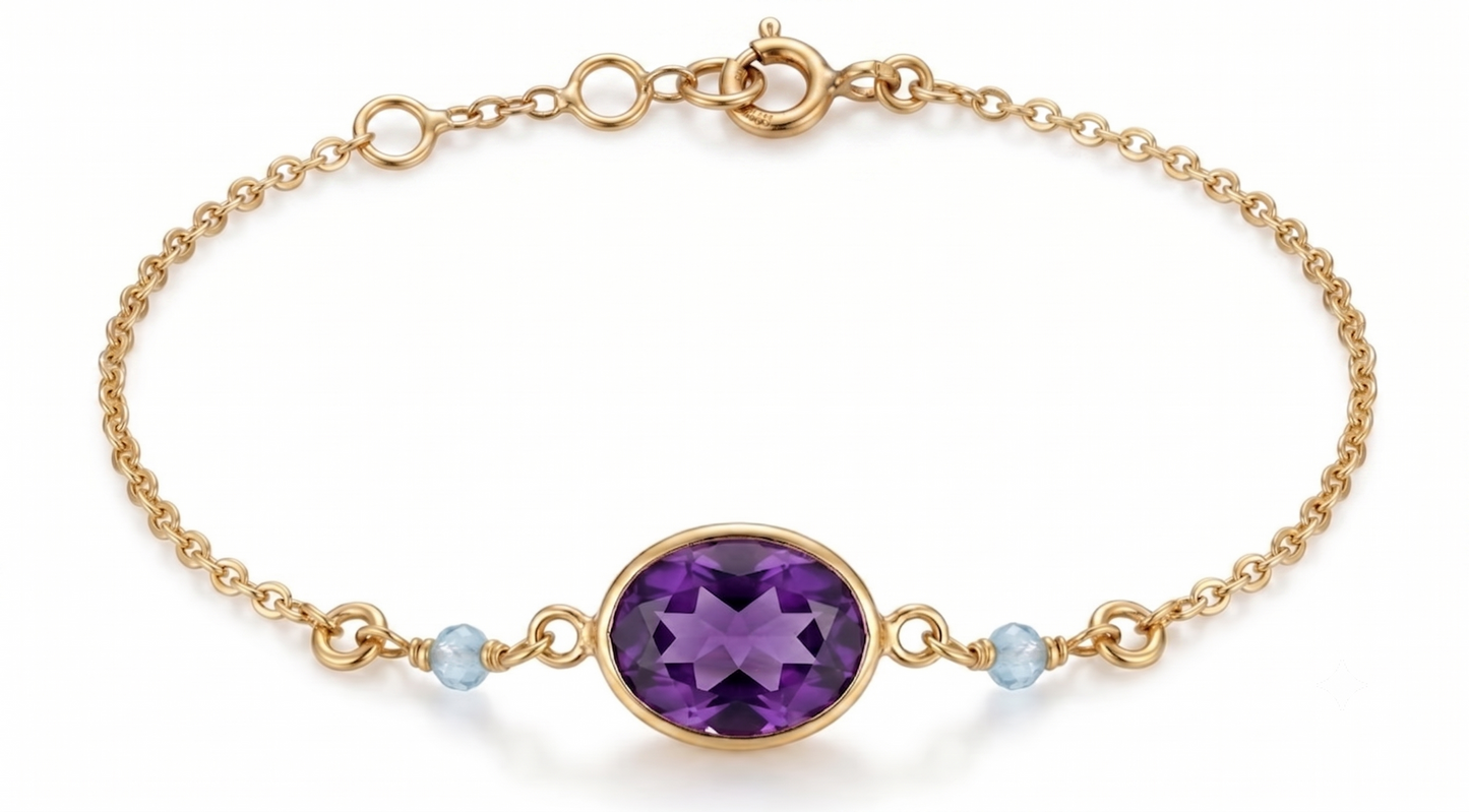 Karma Ametyst armbånd - 595004