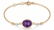 Karma Ametyst armbånd - 595004