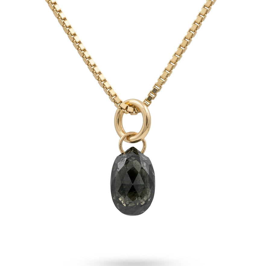Sort diamant vedhæng - 250VSD1