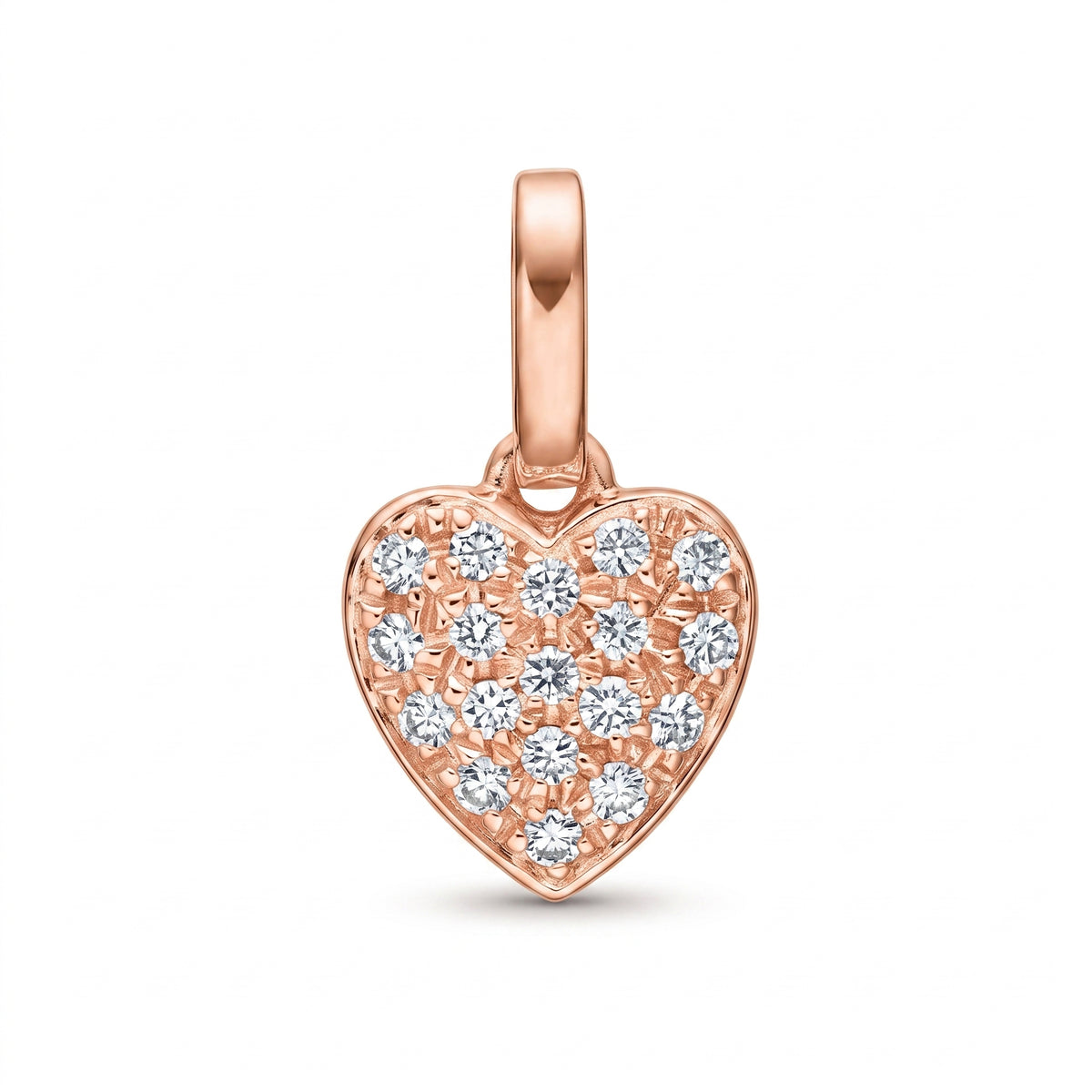 Brillanthjerte Rosegold - 34014D09