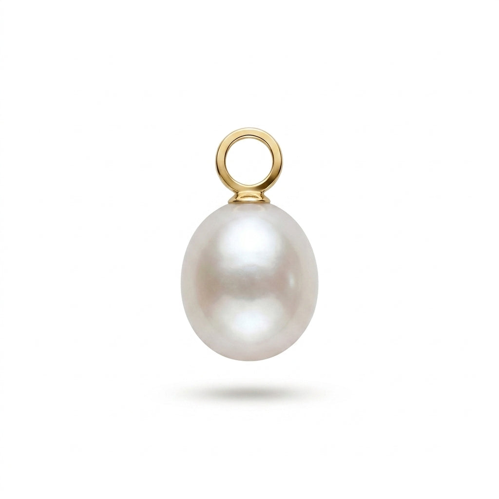 Perlevedhæng 14kt 12-12,5mm - 25FVP12125