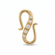 S-lås 14kt guld 0,50ct