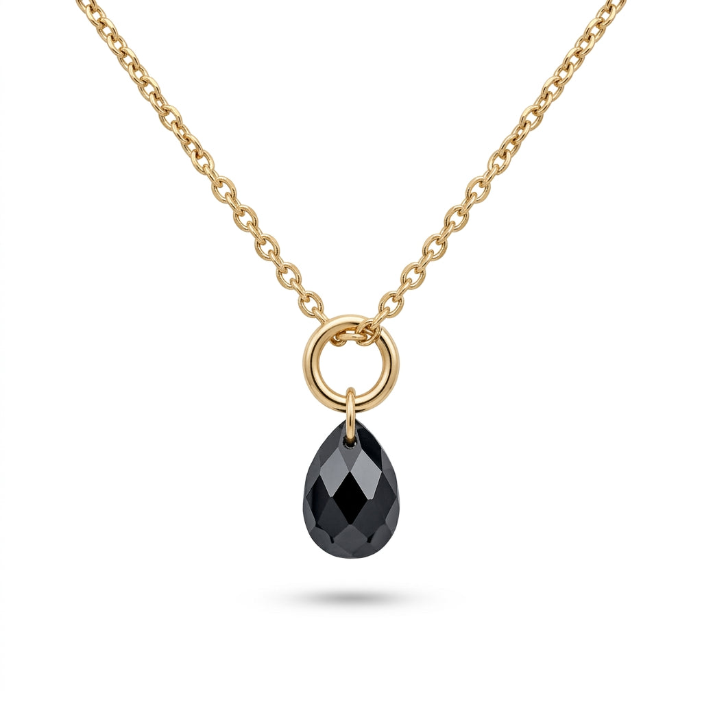Sort diamant vedhæng - 250VSD2