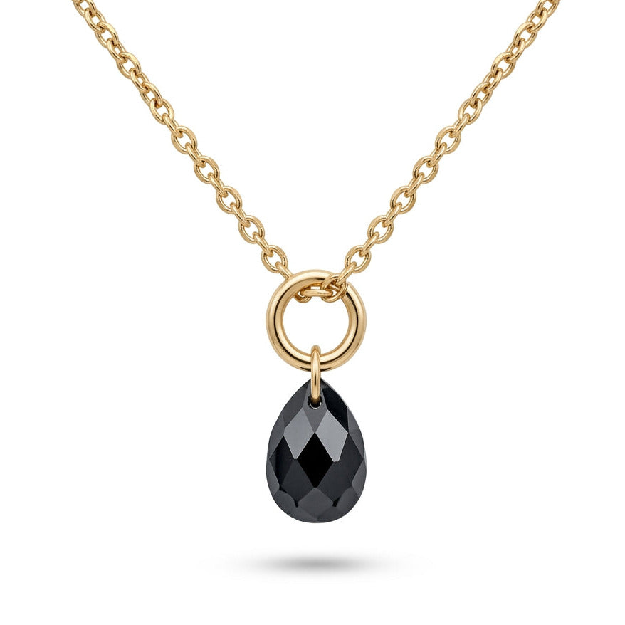 Sort diamant vedhæng - 250VSD2