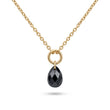 Sort diamant vedhæng - 250VSD2