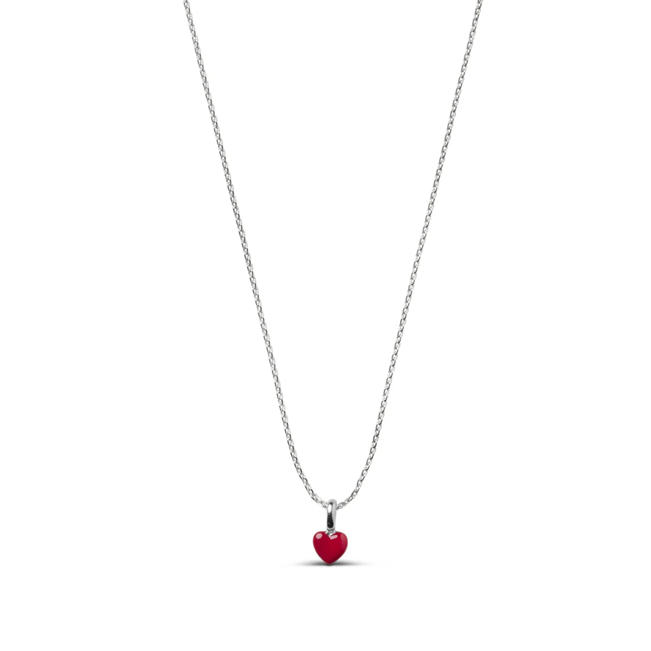 Enamel Amore halskæde - N127S-Bordeaux