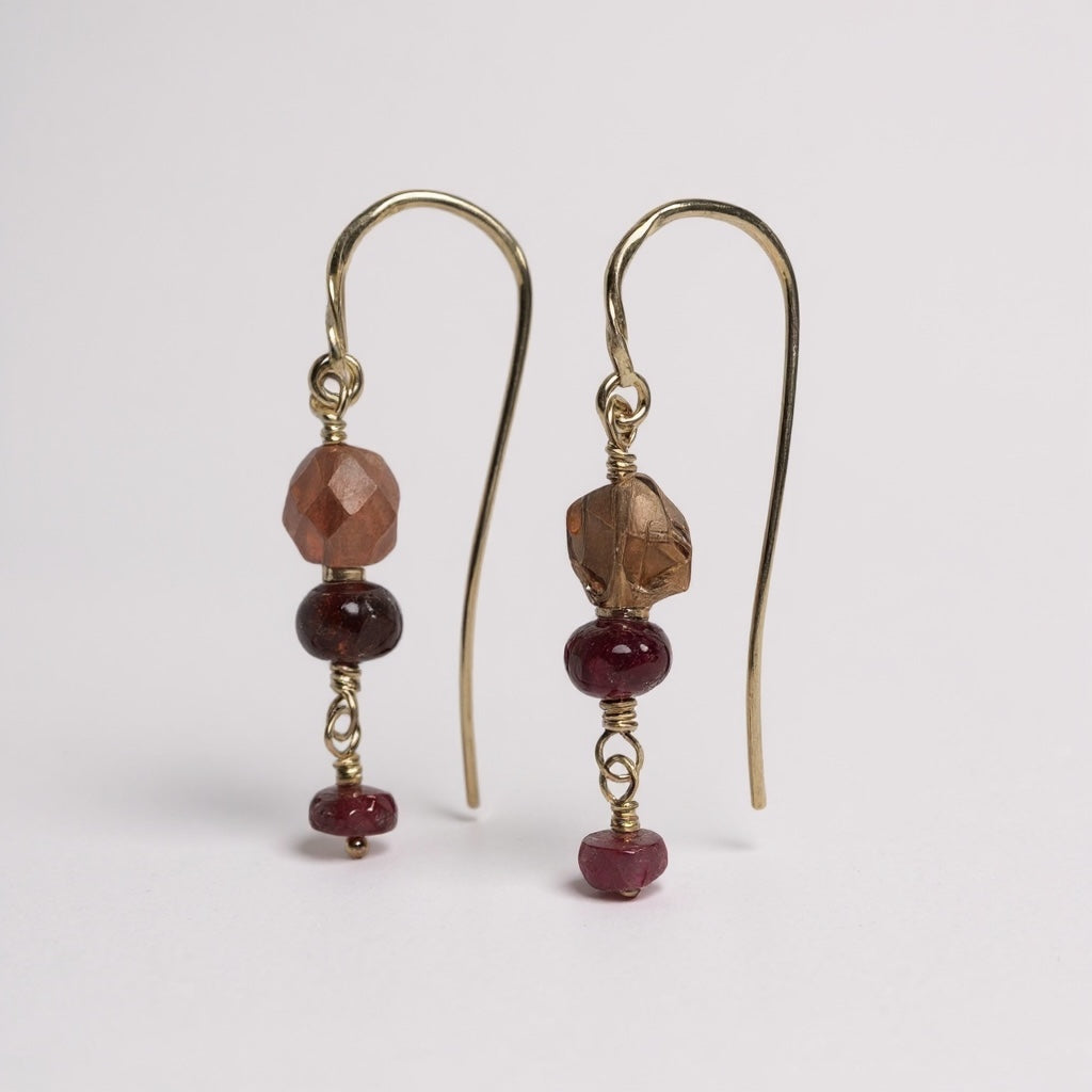 Turmalin øreringe - 25023T