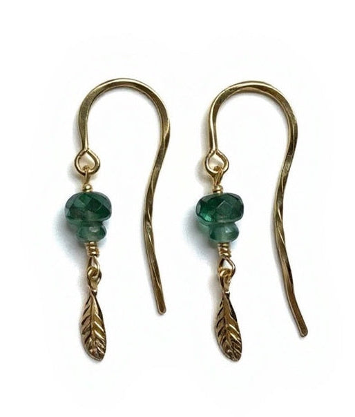 Akvamarin øreringe - 25024A-1