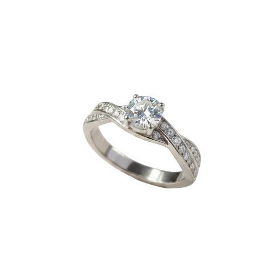 Harmony ring med centerdiamant- 16050D72